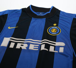 2000/01 VIERI #32 Inter Milan Vintage Nike Home Football Shirt Jersey (S/M)