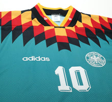 Load image into Gallery viewer, 1994/96 MATTHÄUS #10 Germany Vintage adidas Away Football Shirt (L) USA 94 WC
