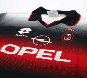 1996/97 AC MILAN Vintage Lotto Football Training Shirt (L)