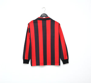 1988/89 AC MILAN Vintage Kappa Long Sleeve Home Football Shirt Jersey (S)