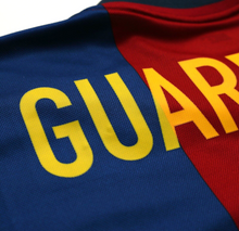 Load image into Gallery viewer, 1998/99 GUARDIOLA #4 Barcelona Vintage Nike Home Football Shirt Jersey (XL)
