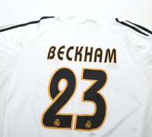 Load image into Gallery viewer, 2004/05 BECKHAM #23 Real Madrid Vintage adidas Home Football Shirt (L)
